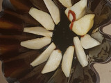 Flan de peras