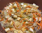 A picture of step 5 of Our Family's Mapo Tofu.