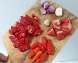 Foto langkah ke 2 dari resep Terong Balado.