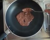 A picture of step 2 of Chocolate oats pancake.