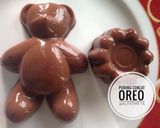 Foto langkah ke 4 dari resep Puding Coklat Oreo Untuk Anak.