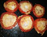 A picture of step 5 of Three colour egg stuffed tomato.