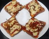 A picture of step 3 of Cheese spread sandwich.