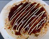A picture of step 7 of Okonomi Yaki.