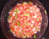 A picture of step 5 of Raw Tomato Salsa.