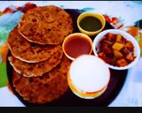 A picture of step 4 of Healthy tasty multigrain flour millet Methi Thepla.