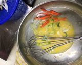 Hình bước làm 2 của món Bánh xèo keto