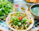Hình bước làm 5 của món Rau Tiến Vua Xào Thịt Bò Bằm