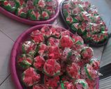 Foto langkah ke 12 dari resep Bolu kukus mekar semangka ekonomis tanpa santan,soda atau UHT.