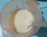 Foto langkah ke 3 dari resep Bolu kukus ketan hitam.