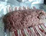 A picture of step 3 of Sig's Cheese filled Meatloaf and wilted Cabbage.