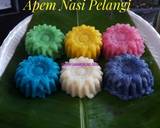 Cara Membuat Apem Nasi Pelangi 6