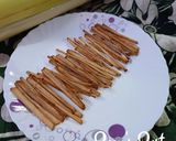 A picture of step 4 of Banana Stem Fries.