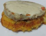 Foto del paso 5 de la receta: Arepa🫓de maiz🌽peto con mortadela🥓de pollo🍗casera y queso🧀🥯🌽