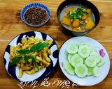 Hình bước làm 1 của món Nấm bào ngư xào sa tế