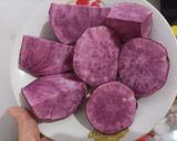 Foto langkah ke 1 dari resep Roti Kukus Pontianak Ubi Ungu dng Selai Serikaya🍠.