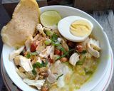 Foto langkah ke 5 dari resep Bubur Ayam Bandung.