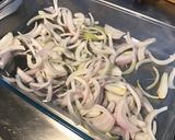 Une image de l'étape 4 de Dos d'églefin à l'orange et oignon de roscoff (marinade orange et cardamome).