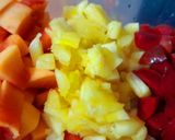 Hình bước làm 1 của món Cocktail trái cây