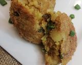 A picture of step 11 of Parsi style mutton kabab.