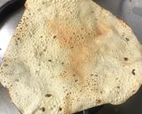 A picture of step 1 of Masala Papad.