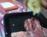 Foto del paso 2 de la receta: Colita de cuadril mechada con papitas noisette