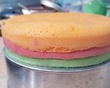 Foto langkah ke 6 dari resep Rainbow Steamed Cake.