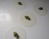 Foto del paso 2 de la receta: Empanadillas con pesto, mozzarella y tomate