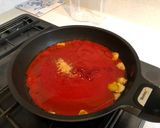 A picture of step 3 of Simple Penne with Tomato Sauce.