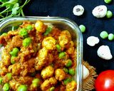 A picture of step 5 of Matar Phool makhana.