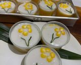 Foto langkah ke 4 dari resep Puding jagung vla santan.