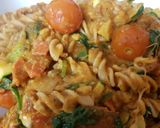 A picture of step 6 of My Italian Style Pasta Dish. 😘.