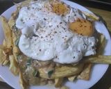 Foto del paso 6 de la receta: Papas fritas con salsa
