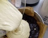 Foto langkah ke 6 dari resep Brownie Burnt Cheesecake - Gluten Free.