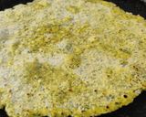 A picture of step 15 of Arbi leaves Paratha.