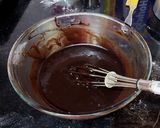 A picture of step 2 of Choco-Coffee Cake.