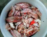 Hình bước làm 1 của món Canh mực nấu thơm