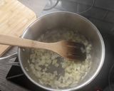 A picture of step 4 of Creamy Spinach and Spaghetti.
