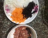 Hình bước làm 1 của món Bắp cải cuộn thịt