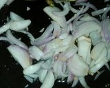 A picture of step 7 of Okra Masala(Bhindi).
