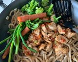 Foto del paso 5 de la receta: Noodles con pollo estilo japonés