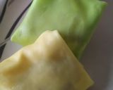 Foto langkah ke 7 dari resep Pancake durian tiga warna.