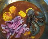 Foto langkah ke 8 dari resep Kepiting saos padang (Seafood mix).