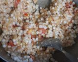 A picture of step 5 of Sabudana khichdi.