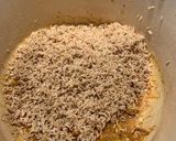 A picture of step 3 of Coconut Chicken and Rice.