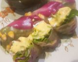 รูปขั้นตอนการทำที่ 5 ของ Edible Flowers EggWhite Roll 💐ดอกไม้ไข่ขาวโรล🌷มาโยไข่ขาวมะม่วง