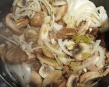 A picture of step 2 of Creamy Mushroom Soup!.