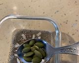 A picture of step 2 of Chia seed pudding.