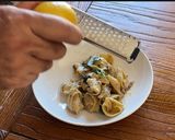 Foto del paso 8 de la receta: Galets con anchoa, sardinas y ajo negro