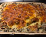 Rakott tagliatelle Sertésszűzzel, gombával és spenóttal (tejszínes) recept fázis 7 fotója
